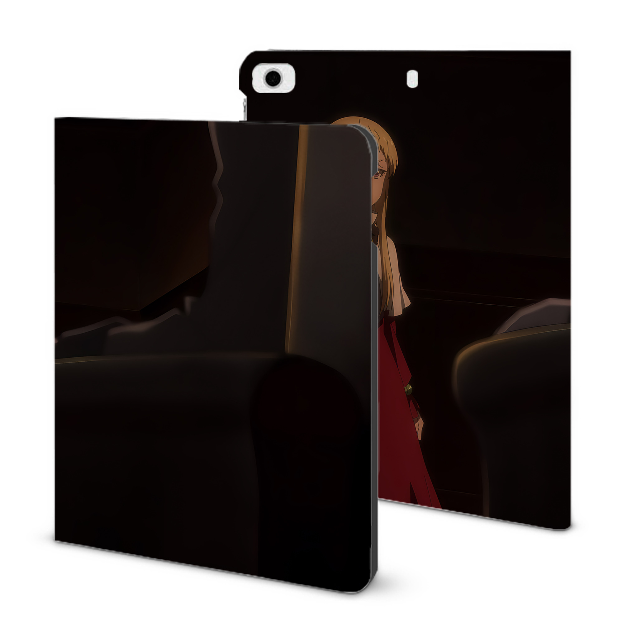 （画像用） 転スラ Regarding Reincarnated to Slime IPad ケース ブック型 PUレザー TPU 耐衝撃 軽量 薄型 ペン収納なし 全面保護 IPad 各モデル対応